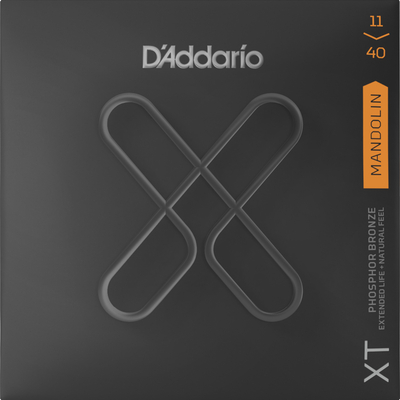 【ゆうパケット・送料無料】【D'Addario （ダダリオ）】マンドリン弦 XTM1140 コーティング弦 フォスファーブロンズ Medium Gauge .011-.040
