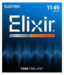 【お買い得2セット】【メール便発送】【Elixir（エリクサー） エレキギター弦】 ナノウェブ　ミディアム　#12102×２