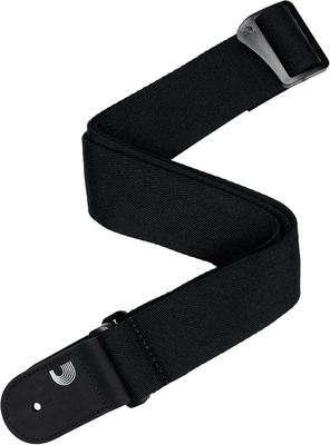 【送料無料】【D'Addario】ギターストラップ Eco Comfort Guitar Straps Basic 50RB00 Black ダダリオ【国内正規品】