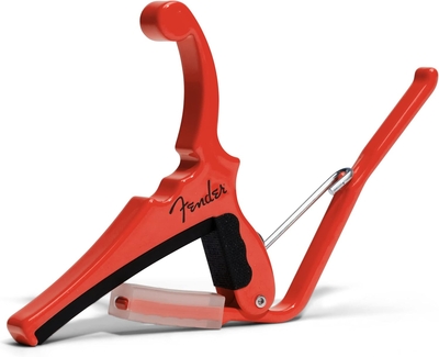 【メール便】【Kyser】【カポタスト】 KGEFFRA Fender Classic Color Quick-Change Electric Capo FIESTA RED ギター用カポタスト