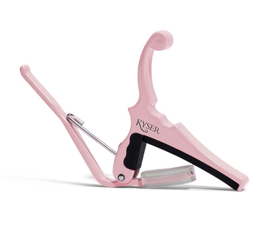 【メール便】【Kyser】【カポタスト】 KGEFSPA Fender Classic Color Quick-Change Electric Capo SHELL PINK ギター用カポタスト