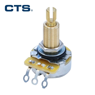 【SCUD】【ポット】 CTS製ポット インチサイズ ロングシャフト 500KΩ Aカーブ CTS-A500L