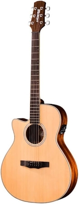 【MORRIS モーリス】レフトハンド エレクトリック アコースティックギター R-011LH/NAT
