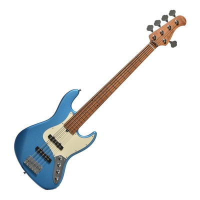 【Bacchus】エレキベース　5弦　 WJB5-1DX-AC RSM/M LPB(Lake Placid Blue)