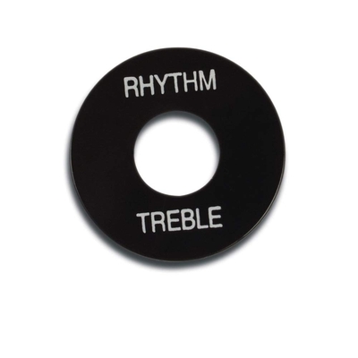 【メール便・送料無料】【Gibson】【プレート】<br>Gibson Gear Switchwasher - Black w/ White Imprint  (PRWA-020)