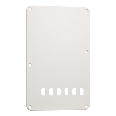 【メール便・送料無料】【SCUD】【プレート】トレモロ用バックプレート(10.5mmピッチ) ホワイト P-104W