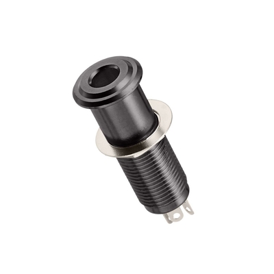 【SCUD】【アウトプット　ジャック】<BR>ストレートジャック EP-108B ストレートジャック(ブラック)