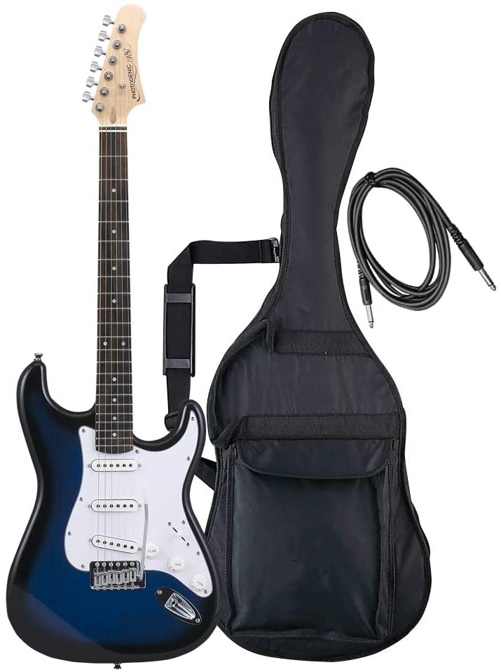 Photogenic エレキギター ストラトタイプ ST-180/BLS ブルーサン