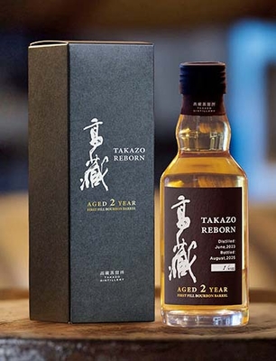 ALC.50% 高藏 REBORN AGED 2 YEAR FIRST FILL BOURBON BARREL 200ml