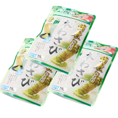 安曇野産おろし本わさび（10食入×3パック）