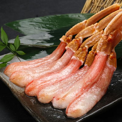 北海道産オオズワイガニかに刺し&かにしゃぶ1kg（50本以上）