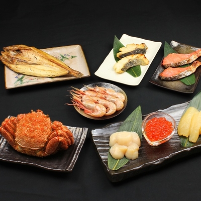 北海道産毛ガニ姿入り海鮮8品詰め合わせ