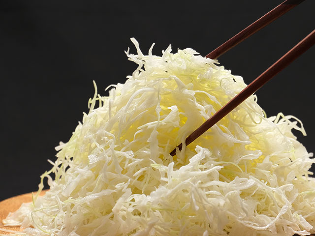 ふわっふわの千切りは絶品