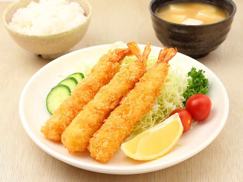 えび屋が作ったエビフライ