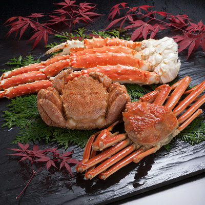 かに三昧（たらばがに・ずわいがに・毛がに）