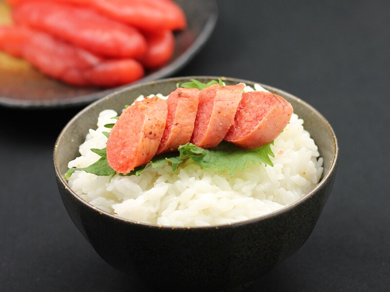 レア仕立ての「炙り明太子」もおすすめ！