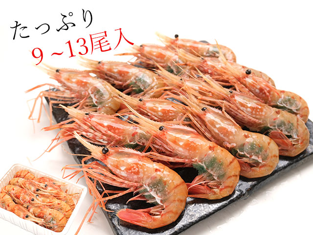 たっぷり9-13尾のボリュームパック