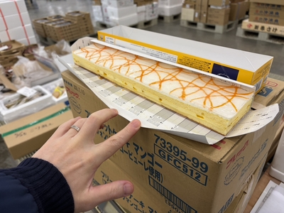 フリーカットケーキ マンゴー（アルソンフォマンゴーピューレ使用）