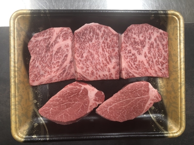 【ステーキ祭り】前沢牛サーロイン・ヒレセット　ステーキ醤油付