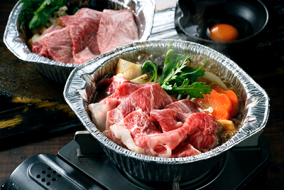 山形「米沢牛黄木」米沢牛すき焼鍋