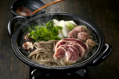 島根「出雲たかはし」おそば屋さんの鴨鍋セット