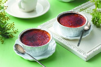 ジャージー乳のアイスブリュレ