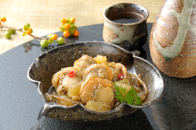 北海道産秋鮭&ほたて松前漬け