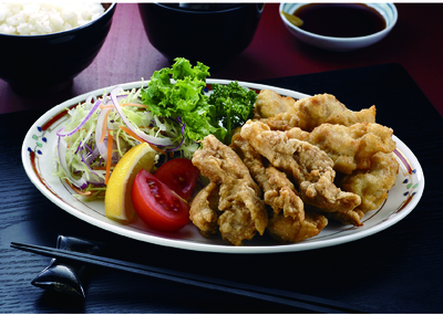 大分・別府「レストラン東洋軒」レンジでチンするとり天セット