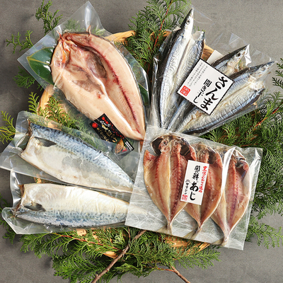 【人気】干物セット〈９枚〉