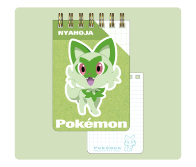 ニャオハ　ポケットモンスターA7ミニリングメモ