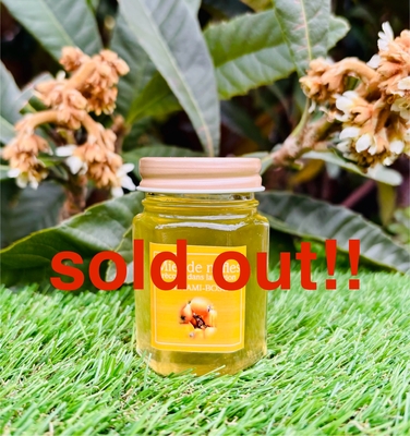 完売　新　びわはちみつ 90ｇ