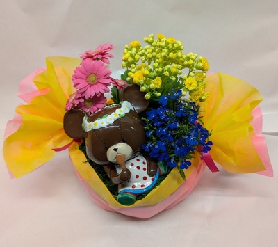 2026母の日 くまのがっこう ジャッキーのフラワーバスケット