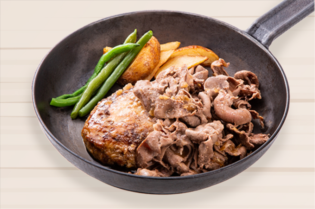 スタミナハンバーグセット（スタミナソース） | Mrジョージネットストア