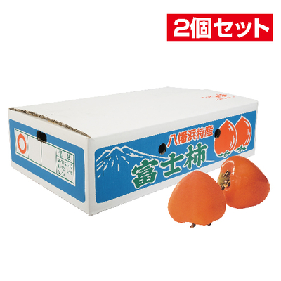 No.9 富士柿（家庭用）約5kg  4L12玉又は3L14玉入【2個セット】