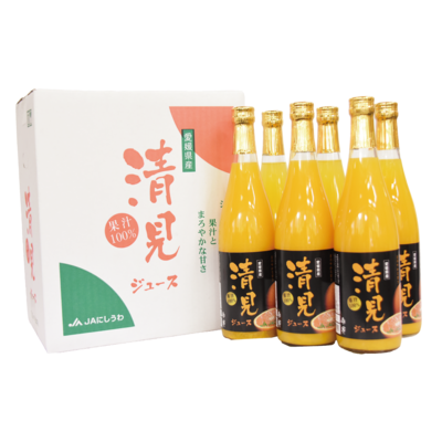 No.54 清見ジュース果汁100％ 720ml&times;6本入