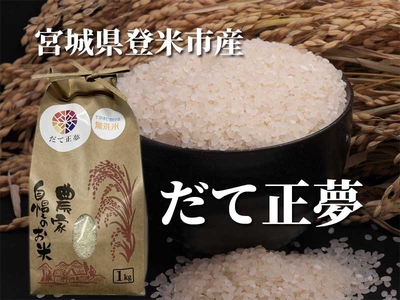 宮城県登米産 だて正夢  3kg～