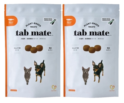 【２個セット】【サーモン】【タブメイト サーモン 77g(45個) ×２個】【賞味期限：2026.06.30】【犬猫用】【投薬補助トリーツ】【tab mate】【Salmon Flavor】
