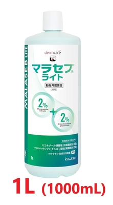 【新商品】【マラセブ ライト  犬用 1L (1000mL) ×１本】【動物用医薬品】 [皮膚炎薬] (発)