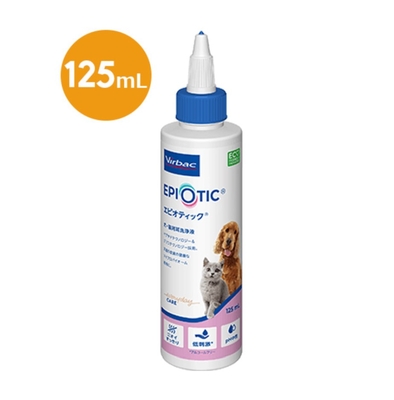 『エピオティック ペプチド 125mL ×１本』犬猫用【イヤークリーナー】【ビルバックジャパン】 (C6)