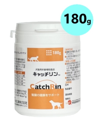 【新商品】『キャッチリン 180g &times;１個』【犬猫】【腎臓の健康をサポート】【日本全薬工業】(発)