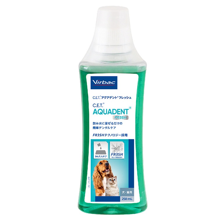 C.E.T. アクアデントフレッシュ 250ml×1本』犬猫用【ビルバック