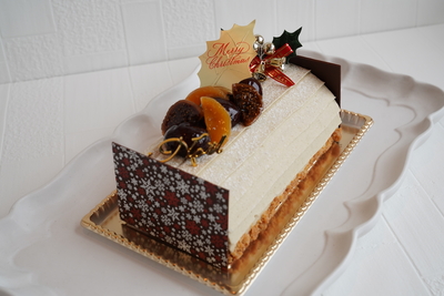 【店頭受取】Xmas　ノエルショコラマロン16cm×8cm