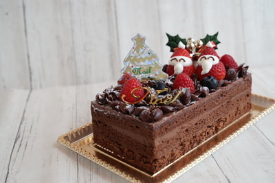 【店頭受取】Xmas　デリスショコラノエル　16cm ×8cm