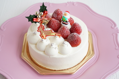 【店頭受取】Xmas  クリスマスショート5号　(15cm)