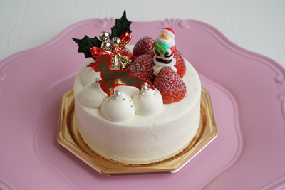 【店頭受取】Xmas　クリスマスショート4号　(12cm)