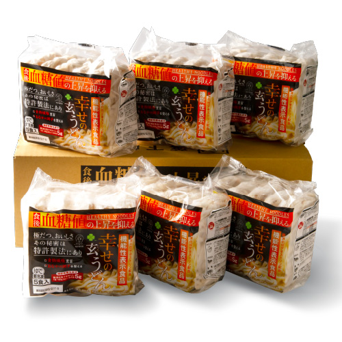 幸せの玄うどん【5食入×6P】 | FFOオンラインショップ