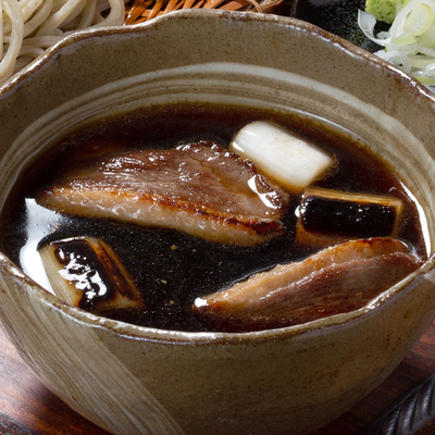 【冷凍】お店の味　旨い！鴨汁(青森産本鴨・１人前)