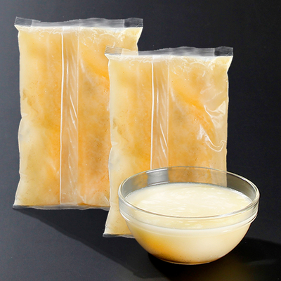 【訳あり 賞味期限間近】黒さつま鶏　鶏白湯スープ（500g×2P）