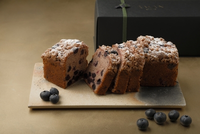 ブルーベリーとクリームチーズのパウンドケーキ