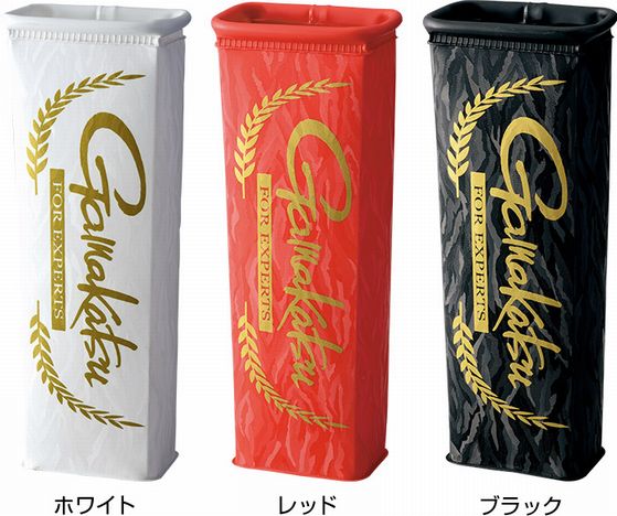 がまかつ　シマノ　ダイワ　ヒシャクセット DAIWA（ダイワ） ハードヒシャクホルダー 赤 磯釣りコマセ撒き餌杓